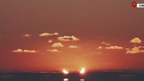 VIDEO Răsărit dublu în timpul eclipsei. Spectacol ceresc rar surprins în Canada